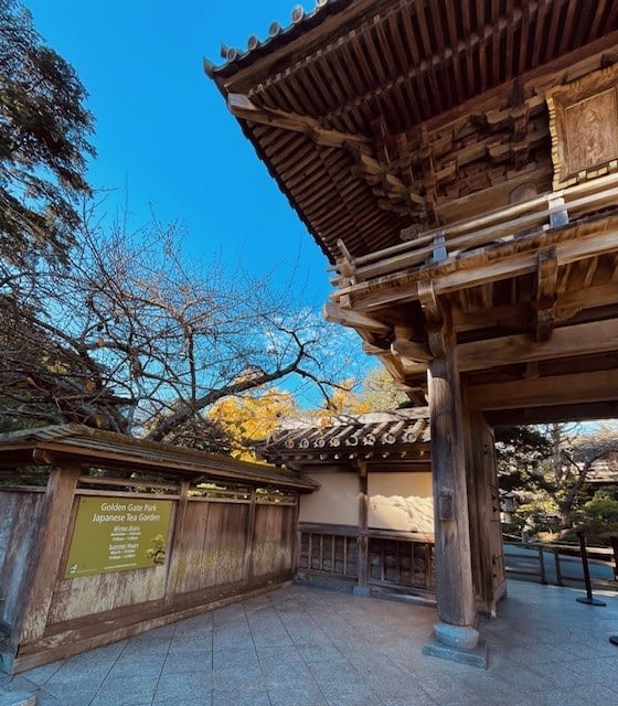 Japanese Tea Garden Entrance 